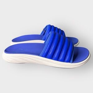 OluKai Blue Slide Sandals